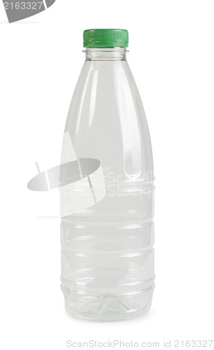 Image of Empty transparent plastic bottle