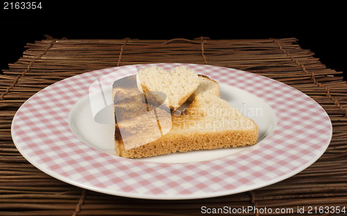 Image of Toast with heart-shaped