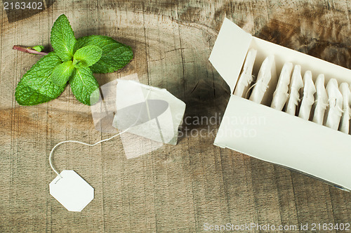 Image of Box with tea bags