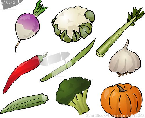 Image of Vegetables illustration