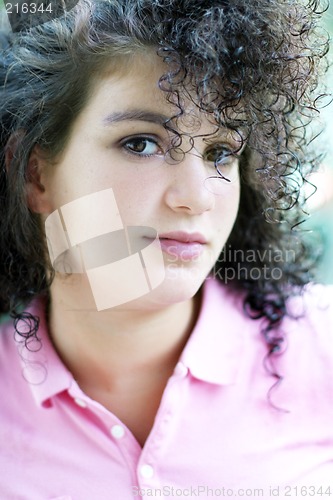 Image of Girl with curly hair