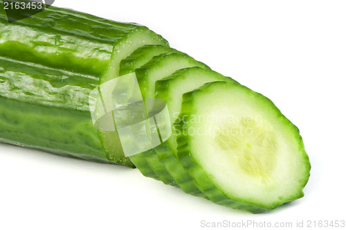 Image of Sliced ??cucumber