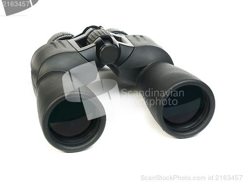 Image of Binoculars white isolated