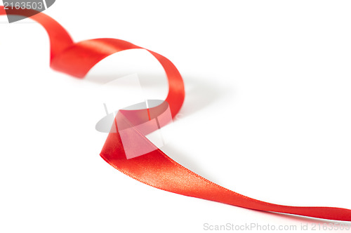 Image of Red ribbon for gift wrap