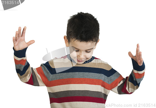 Image of Child who looking down