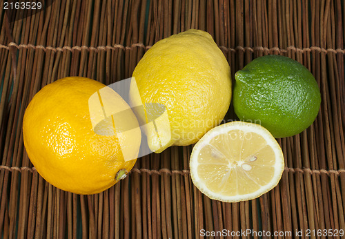 Image of Three varieties of lemons