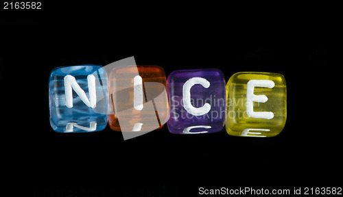 Image of Word nice