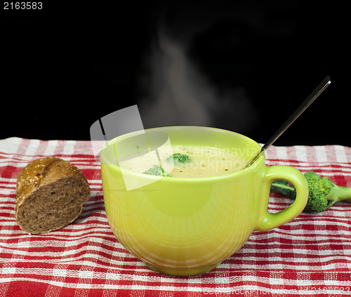 Image of Green Cream broccoli soup