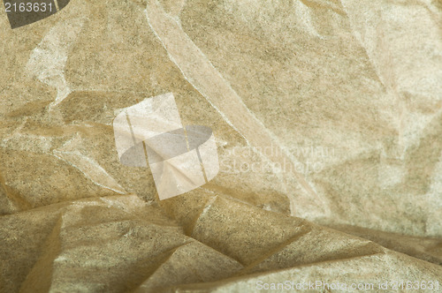 Image of Beige crumpled paper background