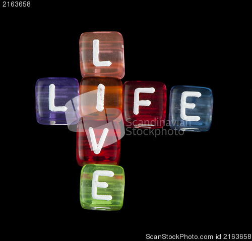 Image of Crossword live life