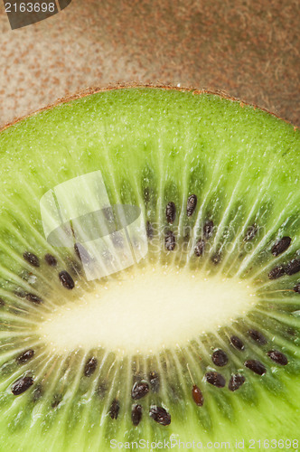Image of Kiwi fruit close up background