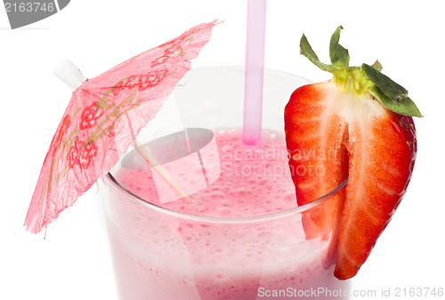 Image of Strawberries milk shake