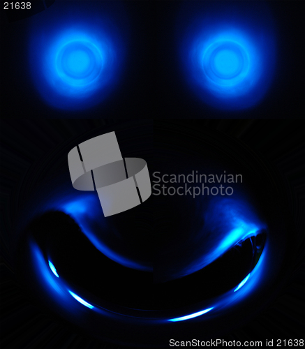 Image of Glowing Monster Face