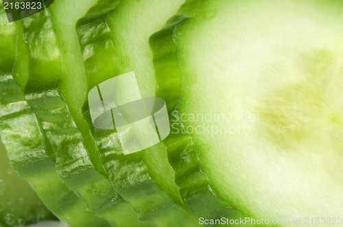 Image of Sliced ??cucumber 