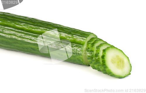 Image of Sliced ??cucumber