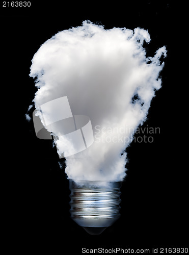 Image of Lamp made ??of clouds