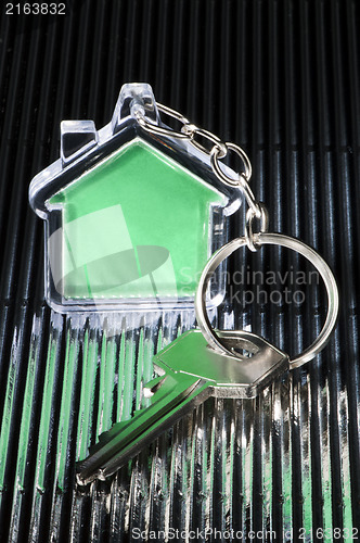Image of Keychain and key