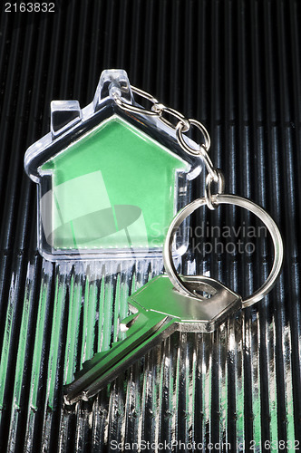 Image of Keychain and key