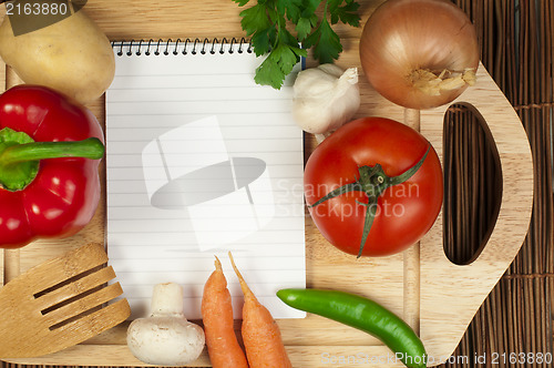 Image of Notebook to write recipes
