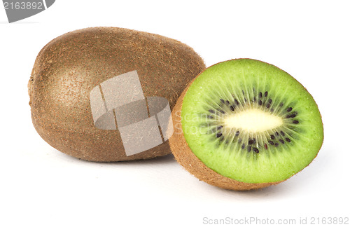 Image of Kiwi fruit white isolated