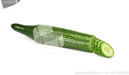Image of Sliced ??cucumber
