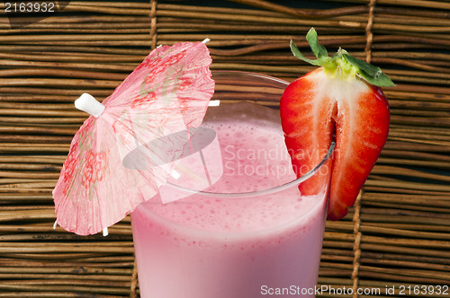 Image of Strawberries milk shake