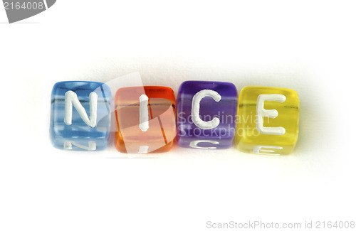 Image of Word nice