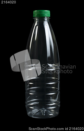 Image of Empty transparent plastic bottle