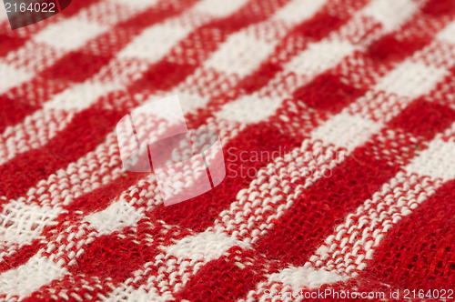 Image of Plaid tea towel