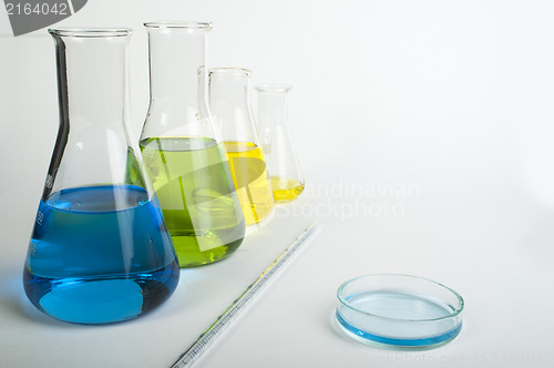 Image of Laboratory glassware equipment
