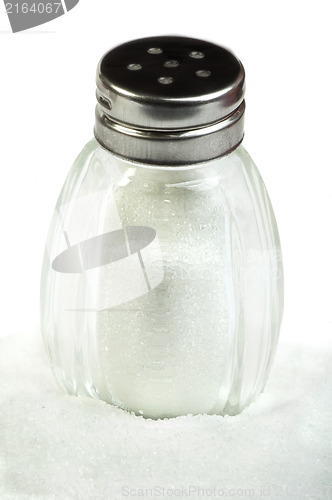 Image of Salt on black background