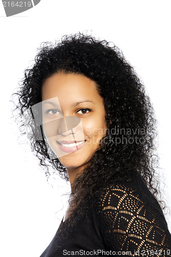 Image of Smiling African woman