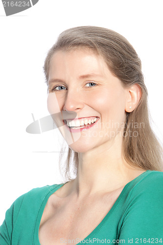 Image of Happy mid aged woman