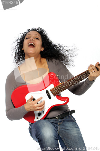 Image of Woman singing