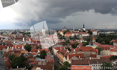 Image of red tiled roofs