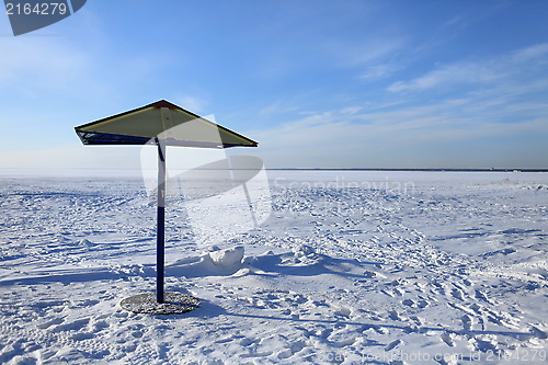 Image of winter beach