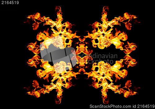 Image of Blazing fire shape