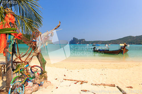 Image of Beautiful bay of Phi Phi island Thailand