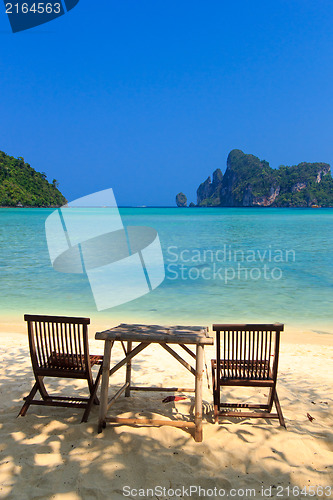 Image of Beautiful bay of Phi Phi island Thailand