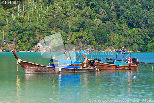 Image of Beautiful bay of Phi Phi island Thailand