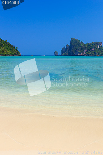 Image of Beautiful bay of Phi Phi island Thailand