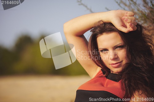 Image of Girl on sand