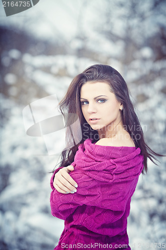 Image of Girl in Winter Park