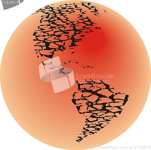 Image of Dead planet earth