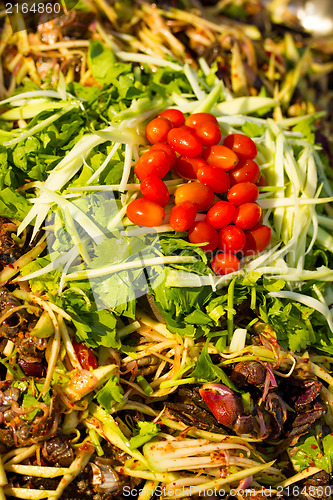 Image of Spicy chilli sauce made from crab and herbal ingradients