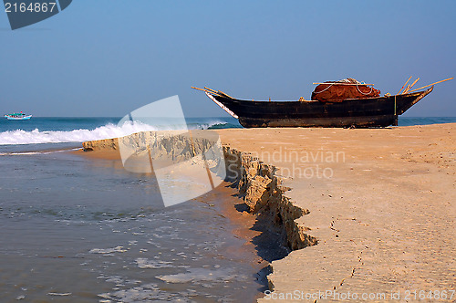 Image of Fish-Boat on the Shore