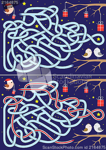 Image of Christmas maze