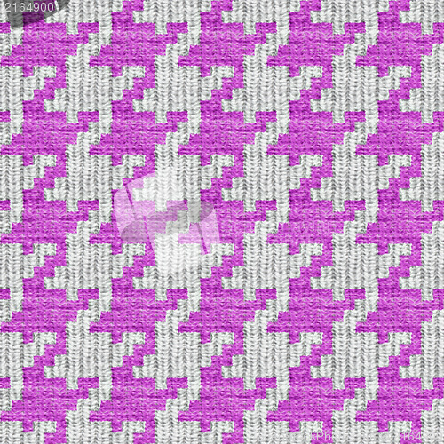 Image of Pink and White Houndstooth