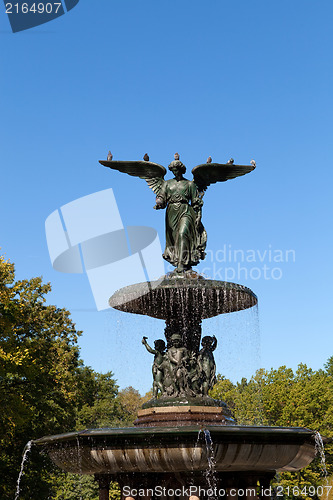Image of Central Park Fountain Statue