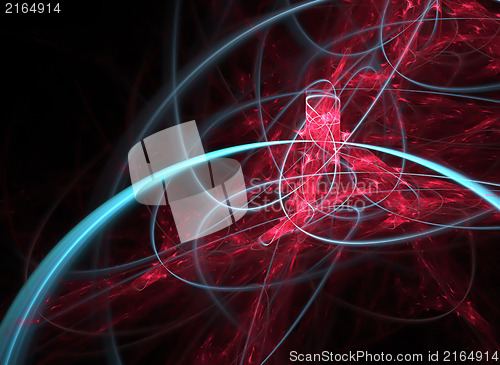 Image of Blue and Red Fractal